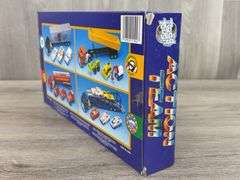 Construction Work Action Team Set, Semi and Trailer is 10", Road Tough, Super Hauler Sport