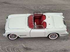 1953 Chevrolet EX 122 Corvette Concept Roadster, Polo White, 1/24, Danbury Mint, Certificate Of Title, Limited Edition, #1187/5000