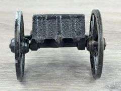 Civil War Cannon & Limber Cart, 10”, Cannon & Wheel Have Corrosion