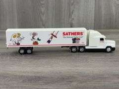 Freightliner 120 Conventional Cab With Trailer,   Sathers, 1/64, Ertl