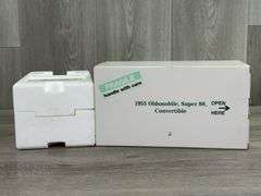 1955 Oldsmobile Super Eighty-Eight Convertible, Two-Tone Green, 1/24, Danbury Mint, No Paperwork, Rearview Mirror Broken Off But Included