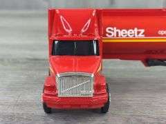 WhiteGMC Aero Conventional Sheetz Gasoline Tractor Tanker, 1/64, Ertl