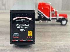 Peterbuilt 379 Toy Collector Club Of America Featherlite Drop Bed Trailer, TCCA “Coming Home”, 1/64, Liberty Classics By SpecCast, 1999 Limited Edition