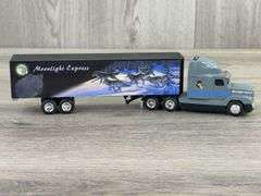 Freightliner 120 Moonlight Express Tractor Trailer, 1/64, Ertl, Hamilton Authenticated