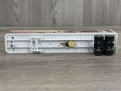 1993 Kenworth K100E A White- New Idea Christmas Tractor Trailer Lockable Coin Bank, 1/64, Liberty Classics Inc., Spec-Cast