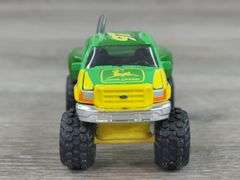 Chad Little #23 & #97 John Deere Stock Cars and 1999 Ford F-350 Truck, 1/64, Racing Champions & Hot Wheels