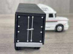 WhiteGMC Integral 1953 Corvette Tractor Trailer Set, 1/64, Ertl, Hamilton Authenticated, Certificate of Authenticity