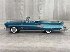 1958 Pontiac Bonneville Convertible, Mallard Turquoise/Marlin Turquoise, 1/24, Danbury Mint, Certificate Of Title