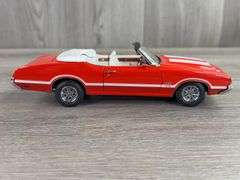 1970 Oldsmobile 442 W-30, Rally Red, 1/24, Danbury Mint, Certificate Of Title