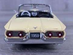 1959 Ford Thunderbird Convertible, Casino Cream, 1/24, Certificate of Title, Limited Edition Serial #2334, Danbury Mint
