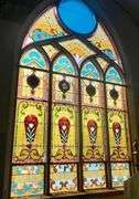 Large Stained Glass Window - 121" W X 157" H Overall