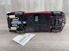 1948 Tucker ‘Tin Goose’ Sedan, Maroon, 1/24, Franklin Mint Precision Models, Collector Portfolio, Certificate Of Authenticity, #522/2500, Limited Edition, Outer Shipping Box