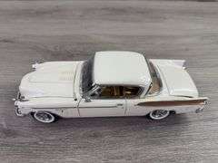 1957 Studebaker Golden Hawk, Tiara Gold/Arctic White, 1/24, Danbury Mint, 50th Anniversary Edition, Certificate Of Title