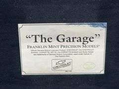 1958 Chevrolet Corvette In ‘The Garage’ Set, Red, 1/24, Certificate of Authenticity, Franklin Mint Precision Models