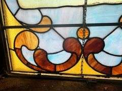Large Stained Glass Window - 121" W X 157" H Overall