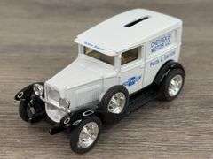 1918 Ford Model T 1992 Parts Payoff Delivery Van, 4", Ertl; 1930 Chevrolet Motor Co. 1/2 Ton Delivery 4", Ertl
