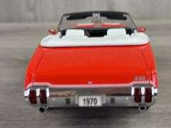 1970 Oldsmobile 442 W-30, Rally Red, 1/24, Danbury Mint, Certificate Of Title