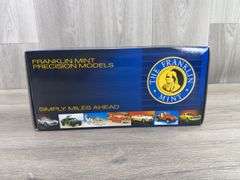 1933 Duesenburg Model J Victoria, Maroon, 1/24, Franklin Mint Precision Models, Certificate Of Authenticity, Limited Edition, 675/1500, Collector Portfolio, Outer Shipping Box