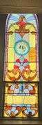 20.5" W X 87.5" H Stained Glass Window