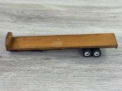 Custom Built Ford LTL-9000 W/Sleeper & Flat Bed Wooden Trailer, 1/64