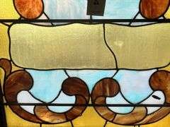 Large Stained Glass Window - 121" W X 157" H Overall