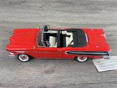 1958 Edsel Citation Red Convertible/Black Cove, 1/24, Franklin Mint Precision Models, #47/2500