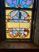 20.5" W X 87.5" H Stained Glass Window