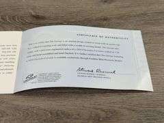 1958 Chevrolet Corvette In ‘The Garage’ Set, Red, 1/24, Certificate of Authenticity, Franklin Mint Precision Models