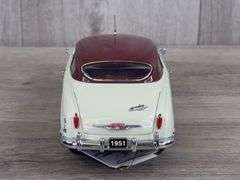 1951 Hudson Hornet, Beige/Maroon, 1/24, Franklin Mint Precision Models, Collector Portfolio, Limited Edition, #843/2500
