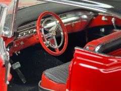 1956 Buick Roadmaster Riveria 4-Door Hardtop, Seminole Red/Cameo Beige, 1/24, Danbury Mint, Certificate Of Title