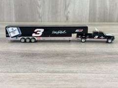 Dale Earnhardt #3 GM Goodwrench Service Plus/Sign 1999 Chevy Dually W/Trailer, 1/64, Action, Limited Edition