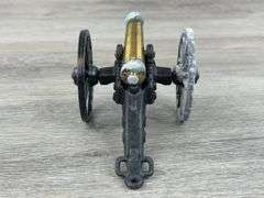 Civil War Cannon & Limber Cart, 10”, Cannon & Wheel Have Corrosion