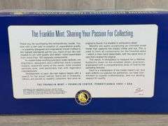 1963 Corvette Sting Ray Z06, Blue, 1/24, Franklin Mint Precision Models, Certificate, Limited Edition, #1466/3000, Outer Shipping Box