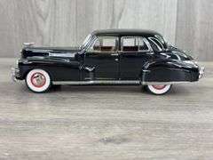 1941 Cadillac Fleetwood 4 Door Sedan, Black, 1/24, Danbury Mint, Certificate Of Title, Series 60 Special
