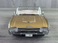 1961 Ford ‘Golden Thunderbird’ Convertible Indy 500 Pace Car, Gold, 1/24, Danbury Mint, Certificate Of Title