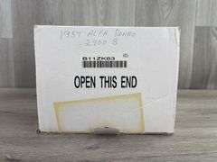 1937 Alfa Romeo 2900B, Red, 1/24, Franklin Mint Precision Models, Certificate Of Authenticity, Collector Portfolio, Outer Shipping Box