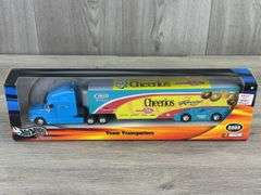 2002 Freightliner Petty Enterprises John Andretti #43 Cheerios Racing Team Transporters, 1/64, Hot Wheels Racing