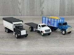2 Grain Trucks- 1 RS Co-Op Suppliers, John Deere Flatbed Truck Ertl, 1/64