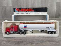 Lionel Chevron Tractor And Tanker, 12", O and O-27 Gauge