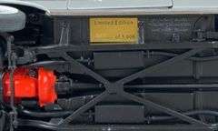 1957 Chevy Bel Air ‘Fuelie’ Convertible, Gray, 1/24, Danbury Mint, Limited Edition, #3631/5000, No Paperwork