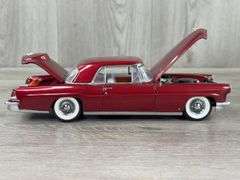 1956 Continental Mark II, Maroon, 1/24, Certificate of Authenticity, Vicki's Gifts Exclusive Limited Edition, #0181/1000, Outer Shipping Box