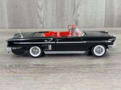 1958 Chevrolet Impala Convertible, Onyx Black, 1/24, Danbury Mint, Certificate Of Title, Limited Edition, #422/5000