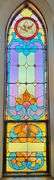 20.5" W X 87.5" H Stained Glass Window