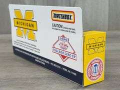 2 Michigan Wolverines Tractor Trailers-8", 1996 & 1997 White Rose Collectibles, Matchbox; 1992 Michigan Ford Model A-3", Matchbox