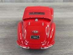 1937 Alfa Romeo 2900B, Red, 1/24, Franklin Mint Precision Models, Certificate Of Authenticity, Collector Portfolio, Outer Shipping Box