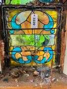 20.5" W X 87.5" H Stained Glass Window
