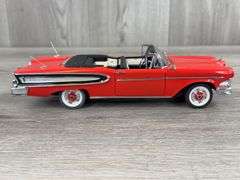 1958 Edsel Citation Red Convertible/Black Cove, 1/24, Franklin Mint Precision Models, #47/2500