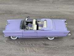 1956 Lincoln Premiere Convertible, Orchid, 1/24,  Limited Edition, Danbury Mint, No Paperwork