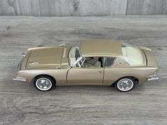 1963 Studebaker Golden Avanti Coupe, Tan, 1/24, Franklin Mint Precision Models