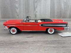 1958 Edsel Citation Red Convertible/Black Cove, 1/24, Franklin Mint Precision Models, #47/2500
